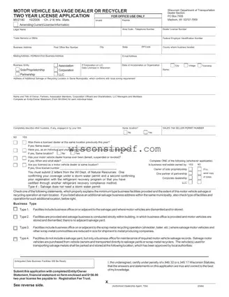 Fill Out a Valid Wisconsin Mv2180 Template