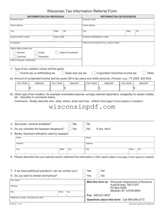 Fill Out a Valid Wisconsin P 626 Template