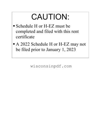 Fill Out a Valid Wisconsin Rent Certificate Template