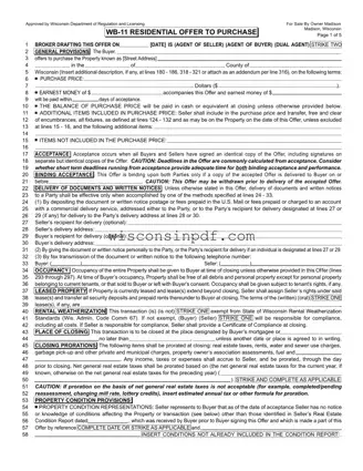 Fill Out a Valid Wisconsin Wb11 Template