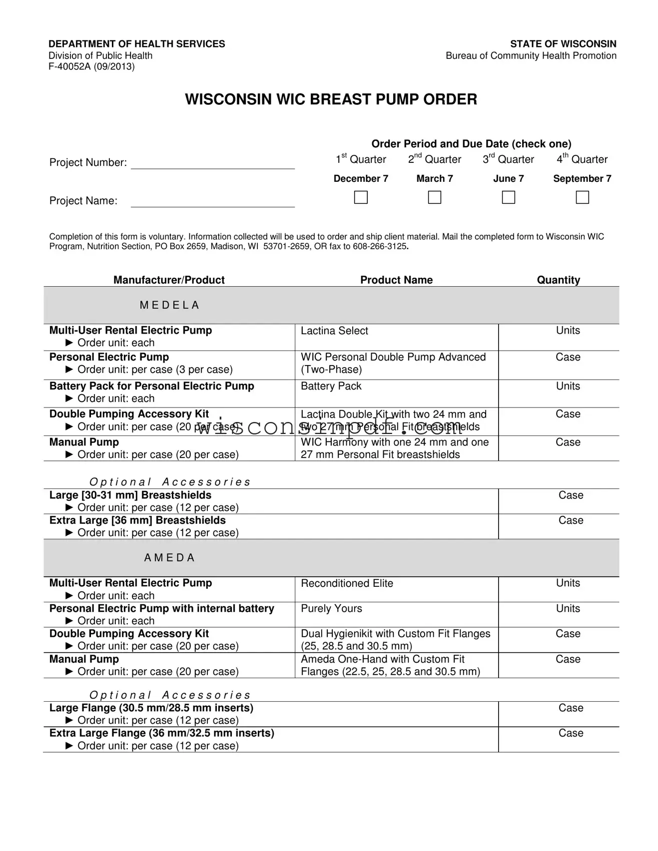 Fill Out a Valid Wisconsin F 40052A Template