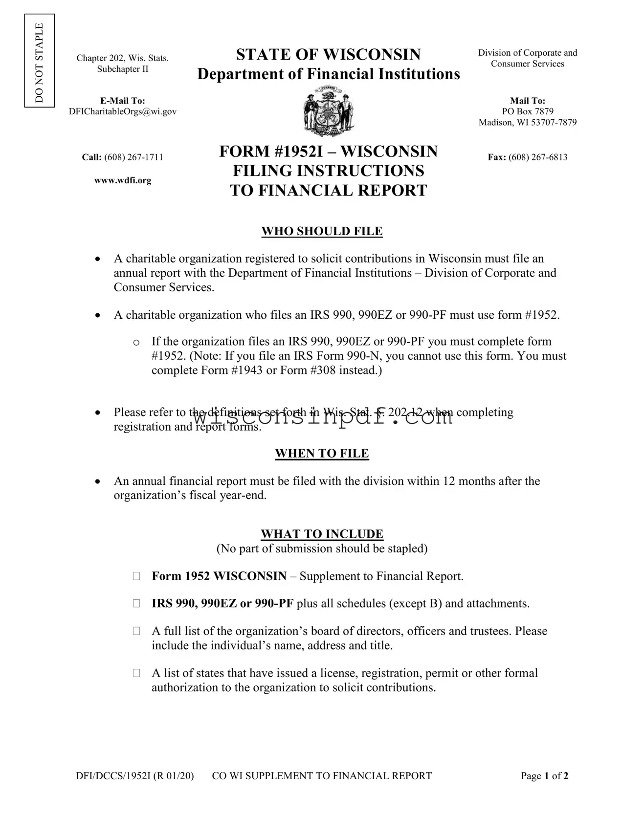 Fill Out a Valid Wisconsin Template