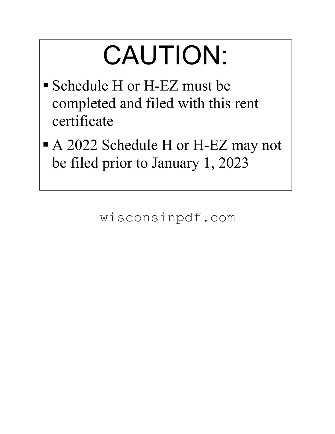 Fill Out a Valid Wisconsin Rent Certificate Template